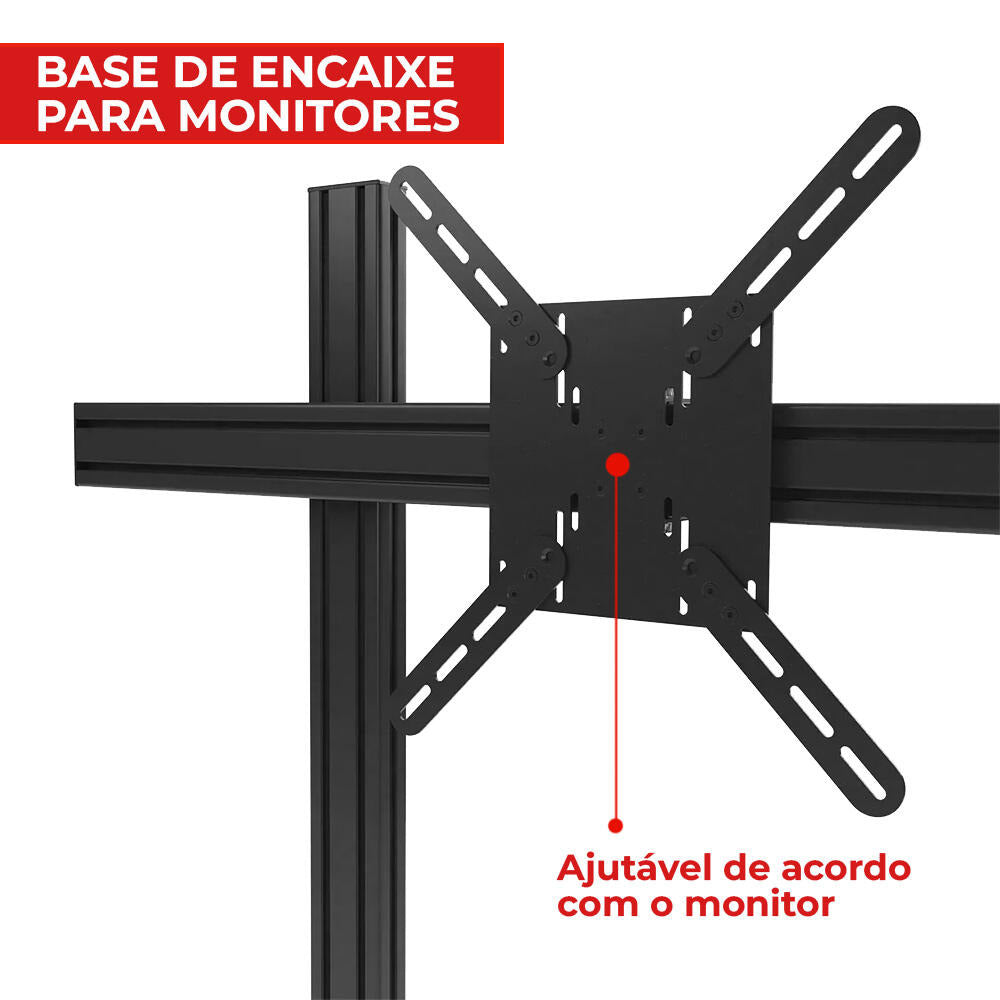 Suporte de Piso para 1 Monitor