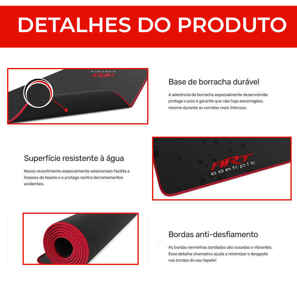 Tapete Gamer para Setup de Cockpit