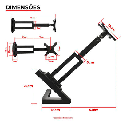 Suporte de Teclado para Cockpit Interlagos