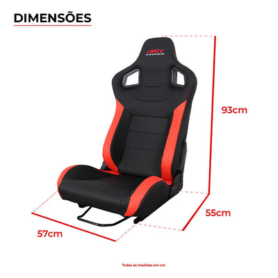 Banco Rosso Line para Estrutura de Cockpit